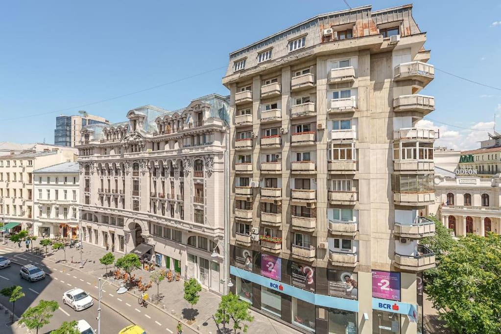 Ferienwohnung Oasis On Calea Victoriei Bukarest Exterior foto